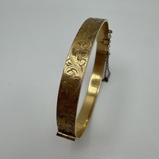 9ct Rolled Gold Engraved