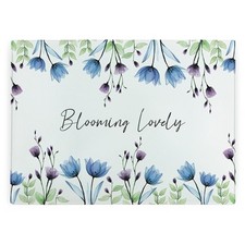 Floral Glass Worktop Protector