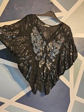 Vintage, pure silk, black