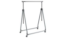 Foldable Clothes Rail Chrome