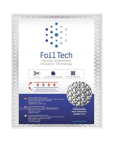 Radiator foil insulation 6mm - foil,