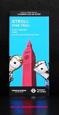 MOL TFL LONDON 2012 OLYMPICS STROLL PINK TRAIL GUIDE WENLOCK MANDEVILLE MASCOT