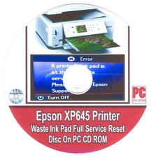Epson XP645 Printer Waste Ink