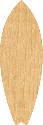 Surf board laser cut out - board,