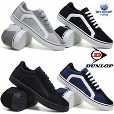 Ladies Dunlop Lace Canvas Memory Foam Womens Plimsoll Pumps Skates Trainers Shoe