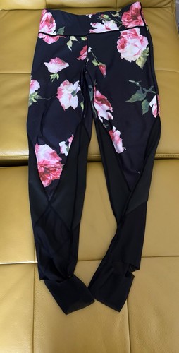 Yoga leggings with mesh - yoga,