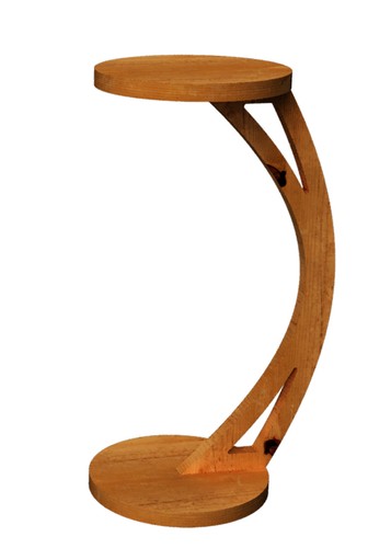 Designer side table bed - designer, table,