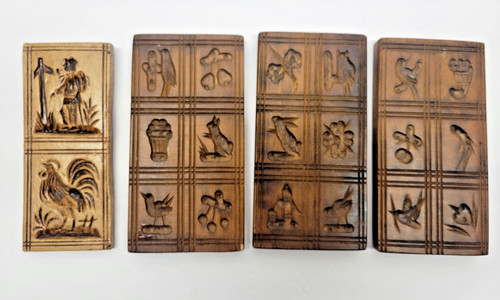 Vintage wood wooden springerle - wood,