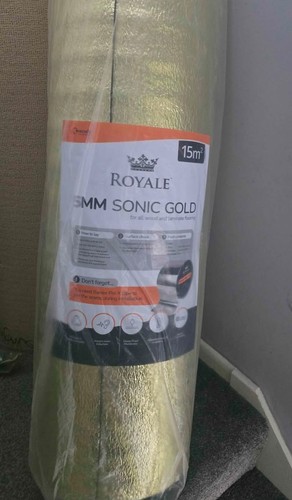 Royale 5mm sonic gold underlay - sonic,