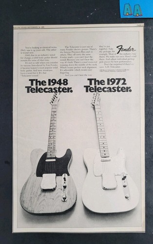 Fender 1972 telecaster guitar - fender,