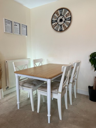 Ikea rectangle wooden dining - wooden,