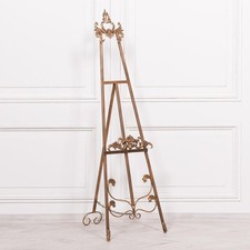 Gold Metal Easel Stand Welcome Wedding Sign Holder HIRE in Gloucestershire only