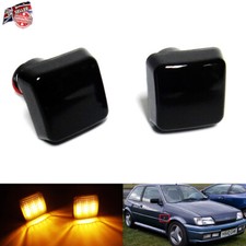 2x Black Side Indicator LED