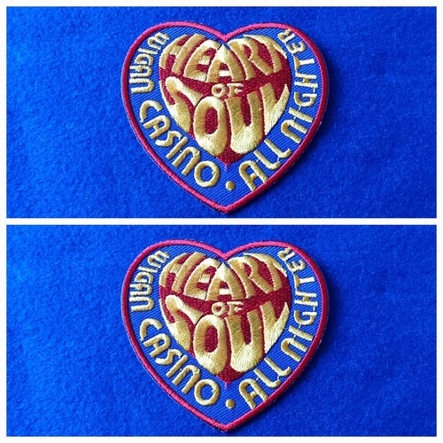 Pair wigan casino patches - wigan,