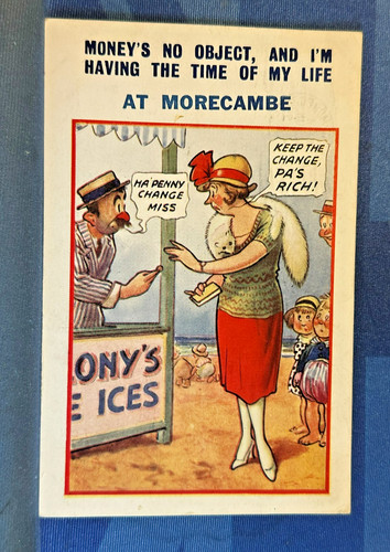 Morecambe bamforth comic - morecambe,