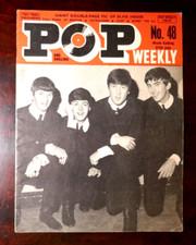 THE BEATLES ON THE FRONT COVER