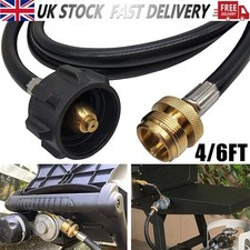 4/6FT Brass Propane Hose Adapter for MR Buddy Heaters Connect to Larger Tanks UK