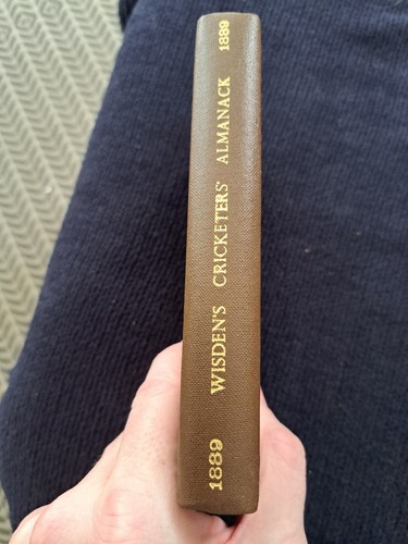 1889 wisden original nice - 1889,