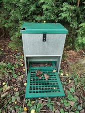 Chicken & Duck Automatic feeder,Works Perfectly, Scuffed Corner, (See Image)