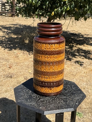 Vintage scheurich pottery - vintage, vase