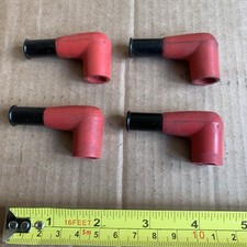 4 Vintage Champion Spark Plug Caps