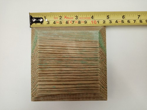 Treated cap for fence post - 4",