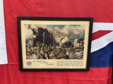 WW2 Canadian Poster Royal Navy Support Med Convoy Tank Transport (c.1940)