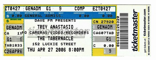 Trey anastasio 06 atlanta - anastasio, 4/27/06
