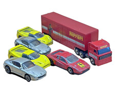 Matchbox Ferrari Fleet Bundle – DAF 3000 Low‑Bed Trailer + Testarossa, F50 & 456