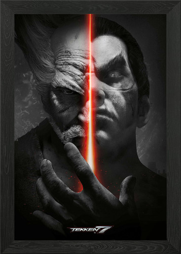 Tekken cover framed - cover, wall