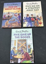 New 3 Enid Blyton Famous Five Bruno Vincent Parody Adult Books 3 Books