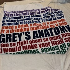 Grey's Anatomy Throw Blanket