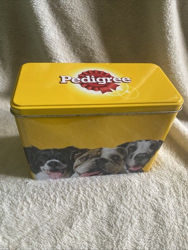 Pedigree empty treat - empty, tin
