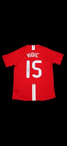 Nemanja vidic signed - vidic, shirt