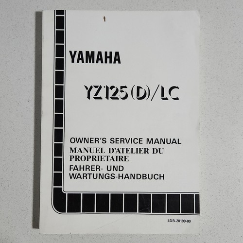 Yamaha yz125 motorbike - yamaha, (d)/lc