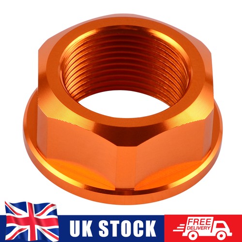 Rear wheel spindle axle nut - rear,