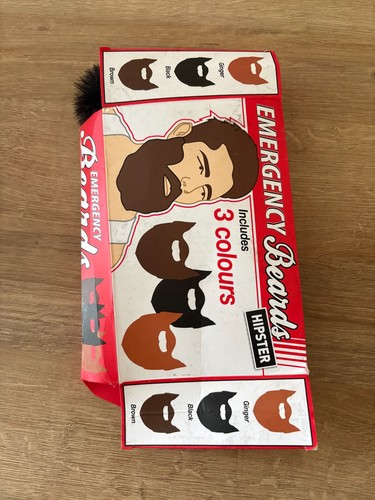 Emergency beards - emergency, (3-pack)