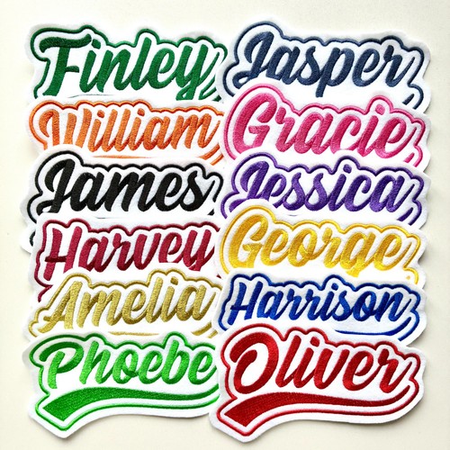 Personalised embroidered name - personalised,
