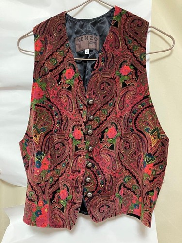 Kenzo velvet vest neck - kenzo,
