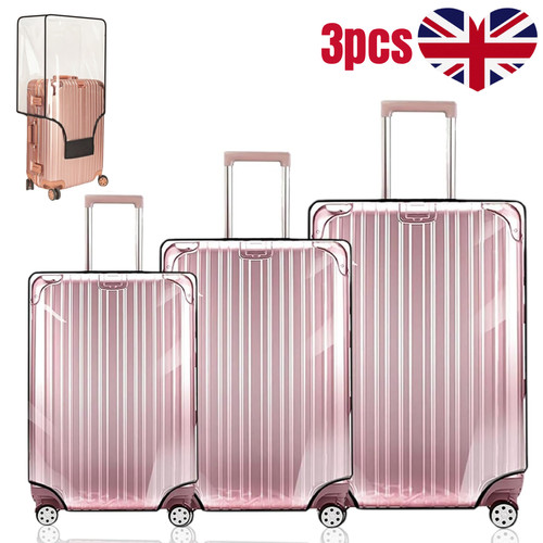 3pcs transparent suitcase - 3pcs,