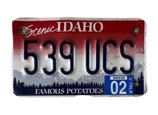 Idaho License Plate - Small