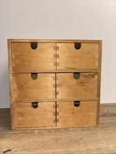 Wooden Drawers Storage Unit