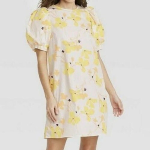 New day floral puff - floral, sleeve