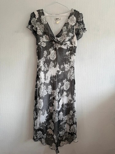 Vintage floral chiffon - floral,
