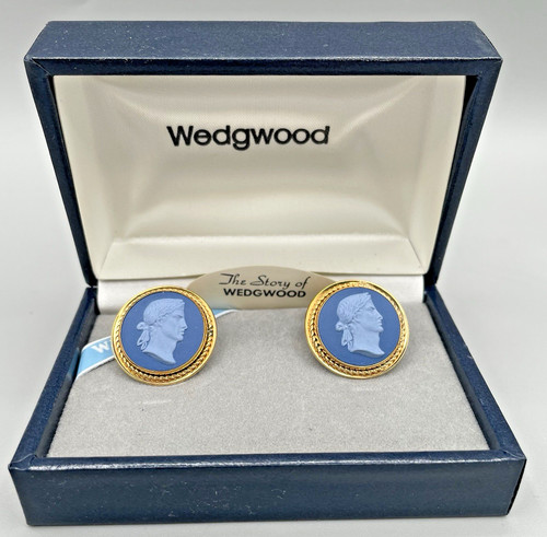Wedgwood blue jasperware cameo - blue,