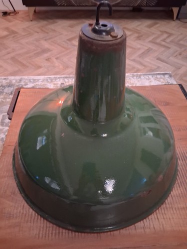 Vintage large enamel - ,