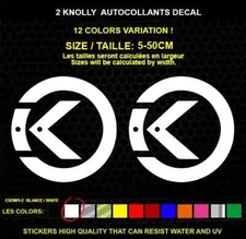 2 KNOLLY BIKE sticker Genuine