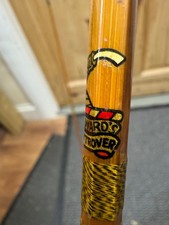 VINTAGE FISHING TACKLE - MILWARDS TROUT ROVER 8ft SPLIT CANE ROD GREEN CLOTH BAG