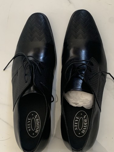 Steve madden black leather - steve,