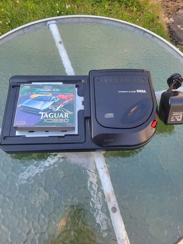 Sega mega console black - cd, ii